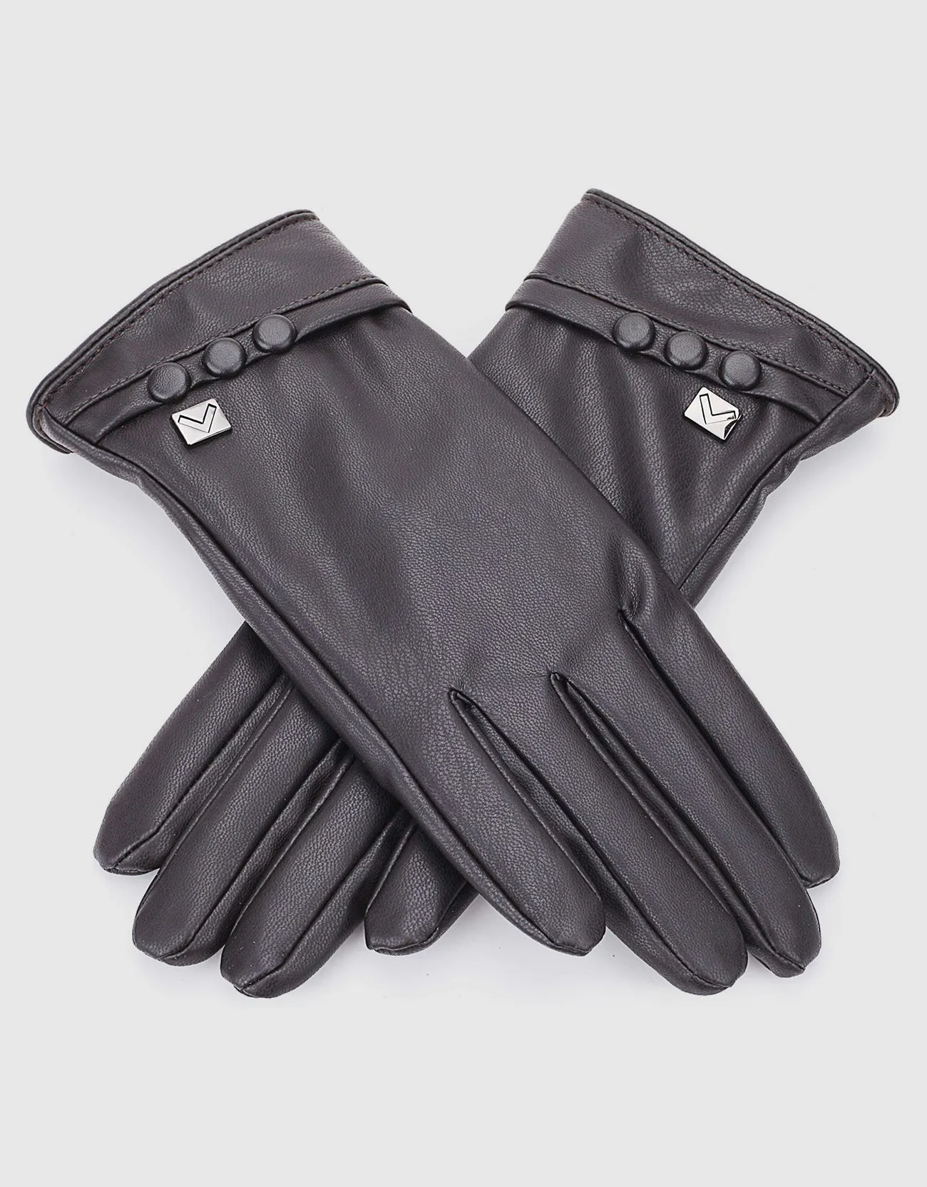 Women's  Touchscreen Three Button Winter Gloves