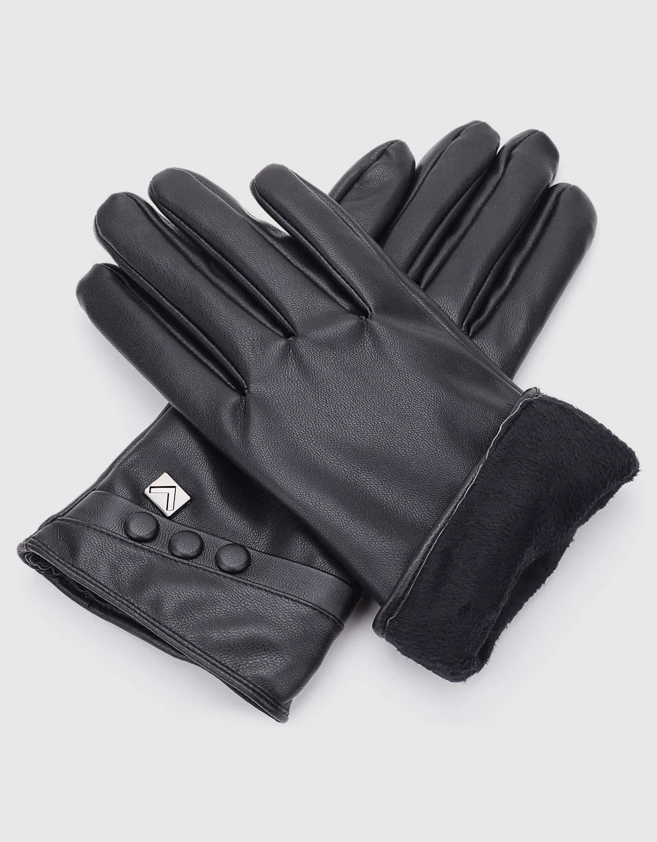 Women's  Touchscreen Three Button Winter Gloves