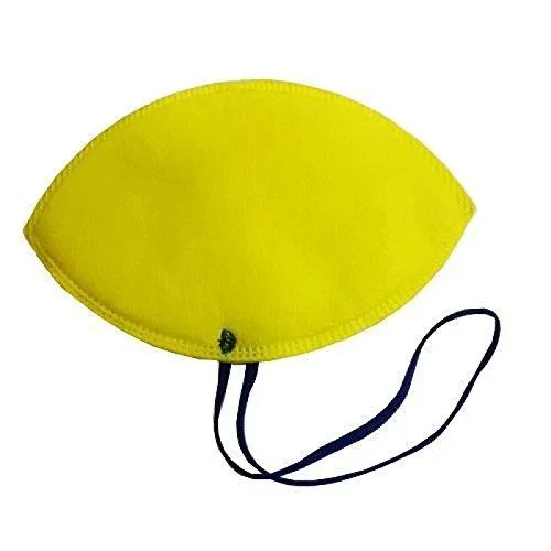Yellow PP Non-Woven Reusable Washable Nose Mask Dust Mask Pollution Mask Face Mask  - 10 pcs
